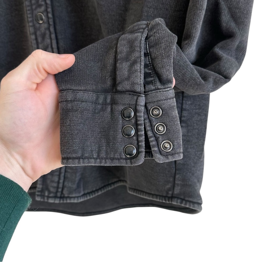 Lucky Brand pearl snap button shirt jacket - Picture 6 of 8